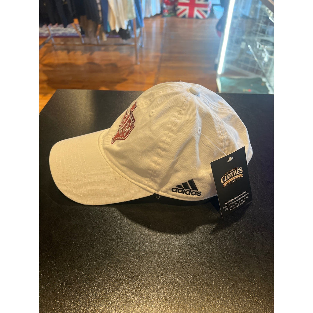 Texas A&M Aggies White Adjustable Hat NCAA State Outline Logo Dad Cap