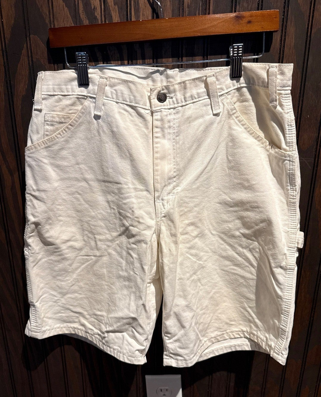 Dickies Sherwin Williams White Painter Carpenter Shorts Mens Workwear Utility