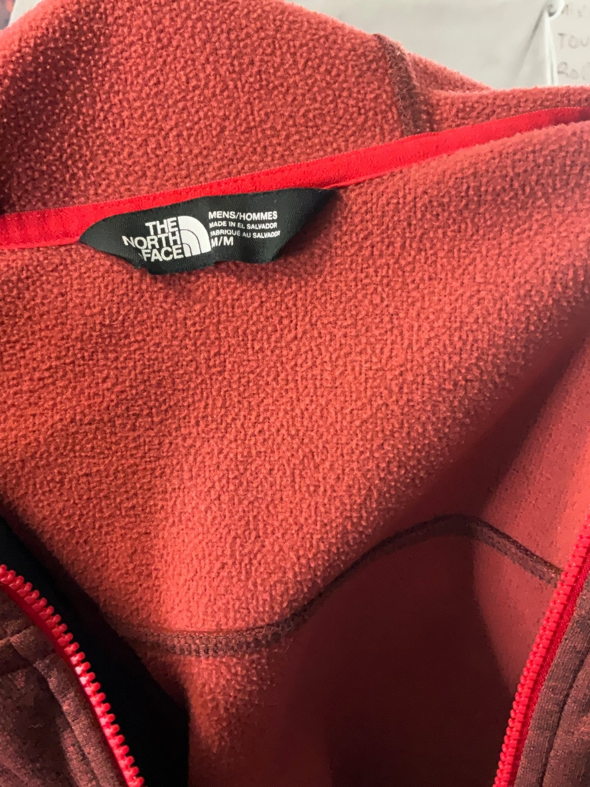 The North Face Hooded Soft Shell Jacket Red Full Zip | Men's Outdoor Size M