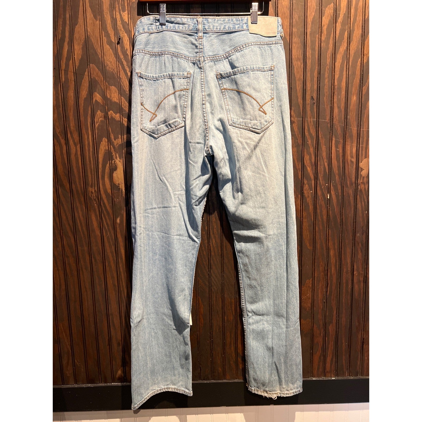 Unionbay Jeans Mens 33 Baggy Wide Leg Light Wash Denim Y2K Skater Vintage Style