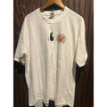 Vintage Kauai Adopt A Chicken Farm Hawaii Distressed Graphic T-Shirt White XL