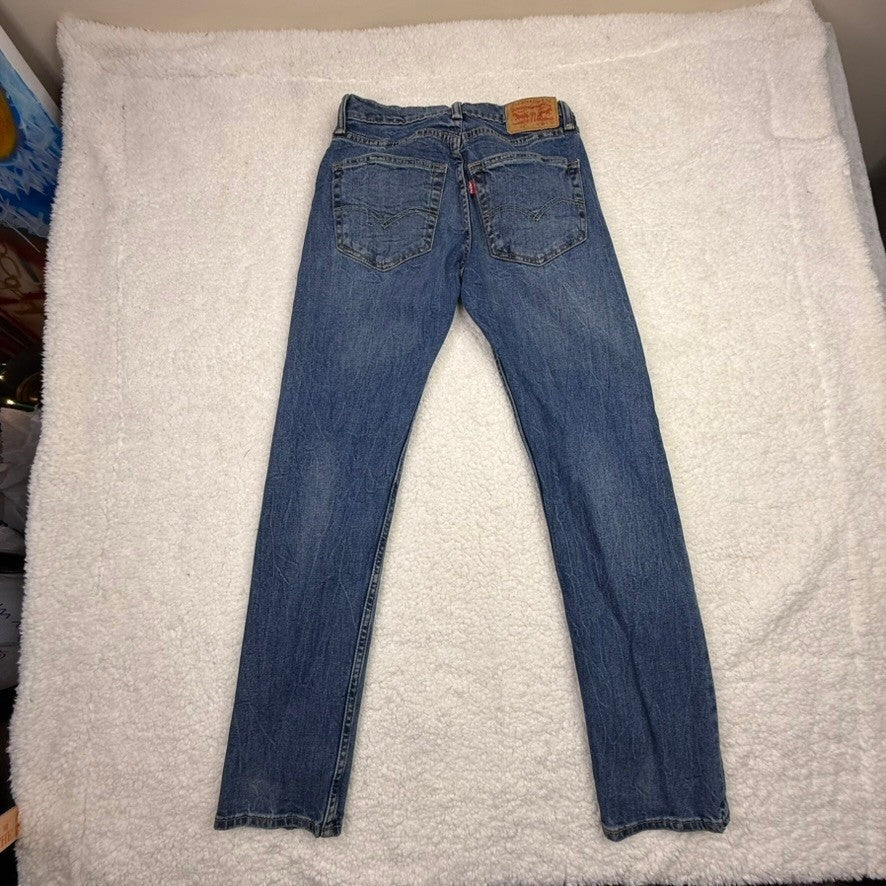 Levi Strauss Co 507 Jeans Mens 30x32 Blue Wash Straight Fit Denim Pants
