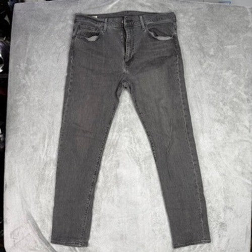 Levi Strauss 502 Regular Taper Jeans Dark Gray W36 L34 Mens Premium Quality