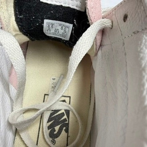 Vans SK8 HI Pink Suede High Top Lace Up Casual Sneakers Shoes Women 6.5
