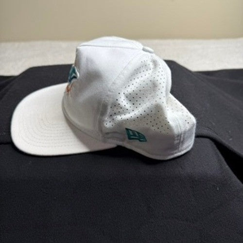 New Era Miami Dolphins NFL White Mesh Perforated Snapback Hat