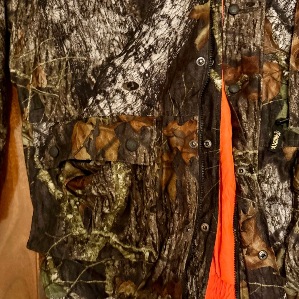 Rocky ProHunter Mens Camo Hunting Jacket Blaze Orange Lining Forest Camouflage