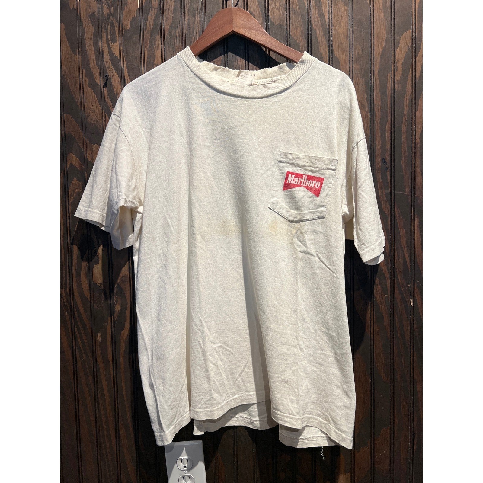 Vintage Marlboro Adventure Team T Shirt XL American Born Single Stitch USA Made
