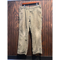 Carhartt Loose Fit Canvas Carpenter Pants Mens 32x29 Olive Green Distressed Work