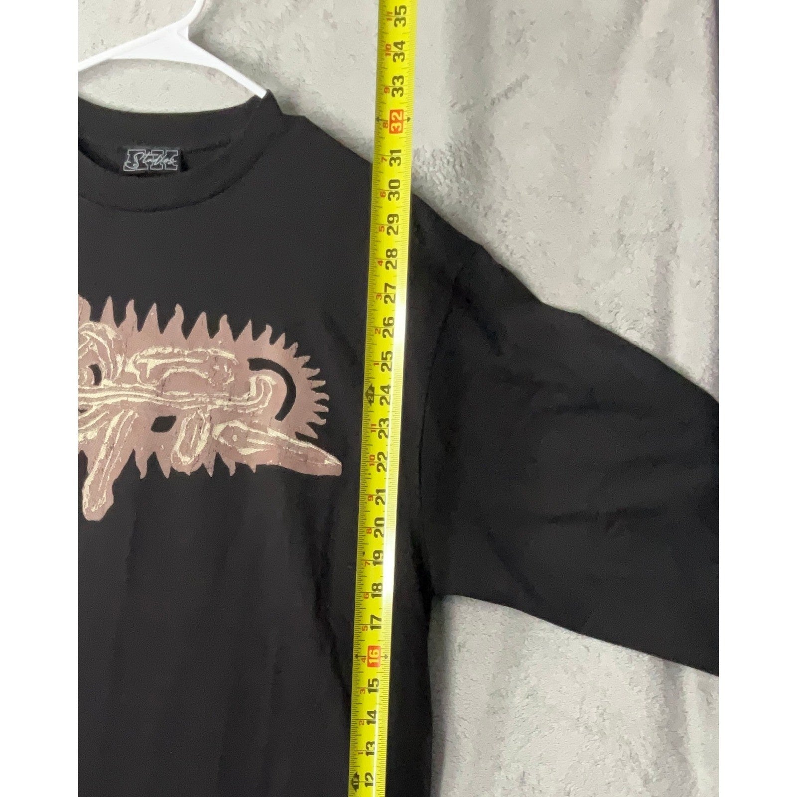 Travis Scott Circus Maximus Tour Long Sleeve Shirt Black Men Size XL