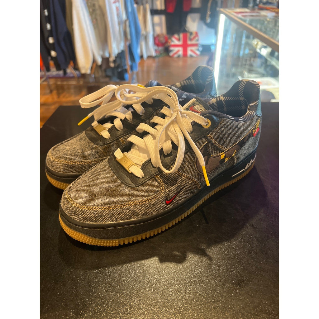 Nike Air Force 1 Low LV8 Doernbecher 2019 Zion Thompson Grey Denim CV2591-001 7Y