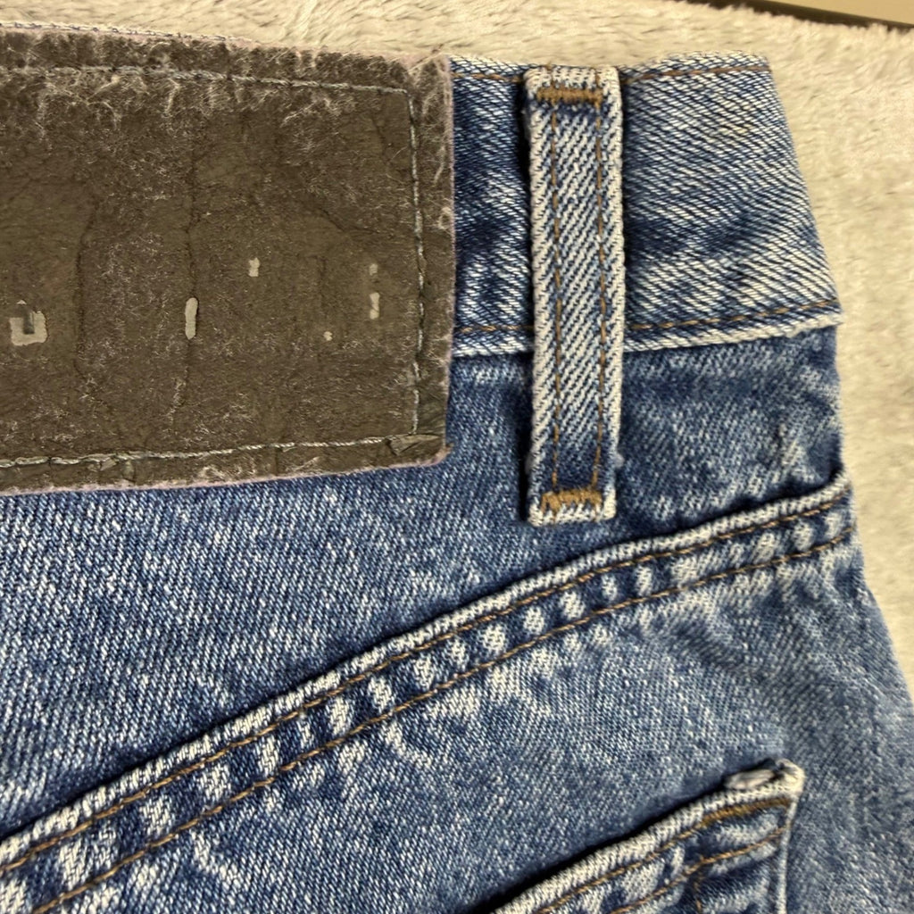 Levi's 505 Straight Fit Jeans Mens Blue Denim Button Fly Size 36x36