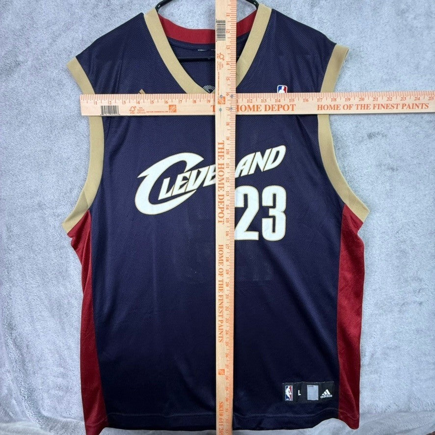 Cleveland Cavaliers LeBron James 23 Adidas Basketball Jersey Mens Large