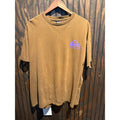 Quiksilver Mens Graphic T-Shirt Brown Ochre Purple Logo Surf Skate Tee XL