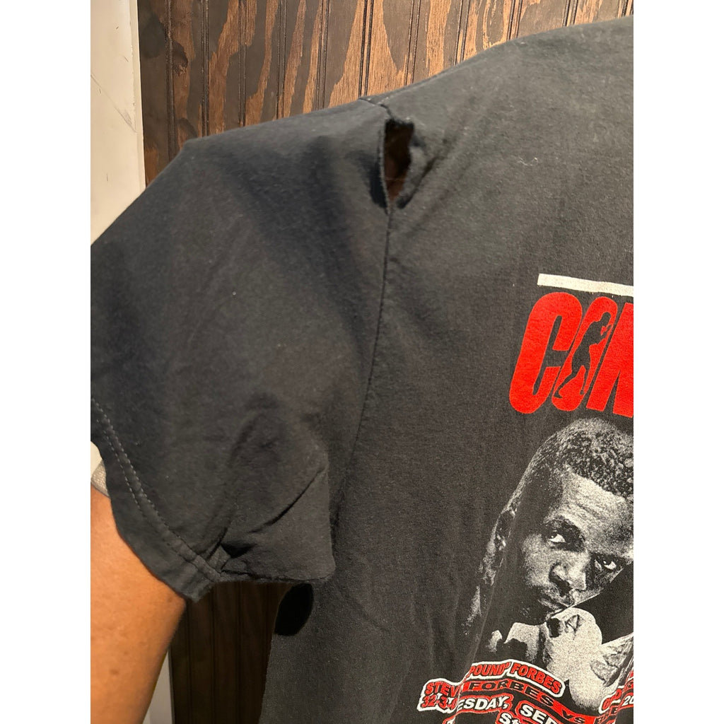 The Contender Boxing T-Shirt Steve Forbes vs Grady Brewer 2006 Black Mens Large