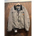 Carhartt Full Swing Relaxed Fit Washed Duck Fleece Lined Jacket Shadow Gray XL