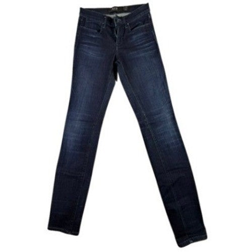 AYR Skinny Jac Dark Indigo Denim Jeans Womens Size 24x30 Made in USA
