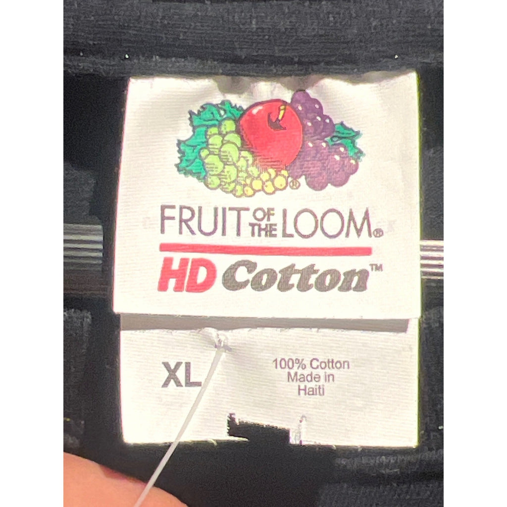 Fruit of the Loom Micks Gym Rocky Movie Graphic T-Shirt Black XL 31x21