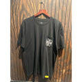 Cough Syrup Black Graphic Pocket T-Shirt West Coast Choppers Iron Cross Logo XL