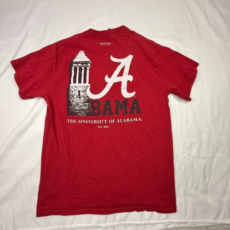 University of Alabama Crimson Tide Elephant Graphic T Shirt Gildan Red