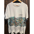 Vintage Delta Air Lines T Shirt We Love To Fly And It Shows Graphic White XL