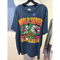 Vintage 1995 World Series T-Shirt Atlanta Braves Cleveland Indians Navy XL 24x31