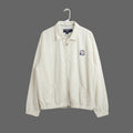 Polo Sport Ralph Lauren Mens White Tennis Windbreaker Jacket Vintage 90s Zip Up