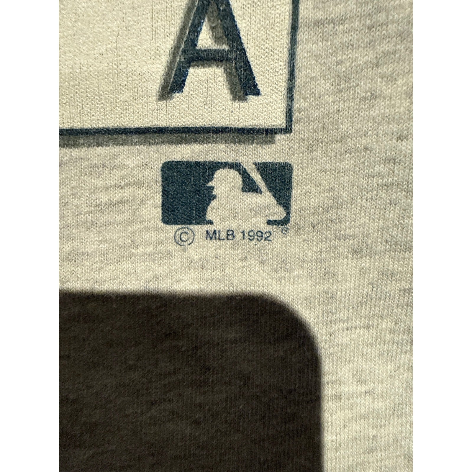 Vintage Atlanta Braves Salem Sportswear T-Shirt Heather Gray MLB 90s XXL Graphic