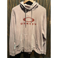 Oakley B1B Logo Pullover Hoodie Mauve Pink Men Large Sweatshirt 21x27