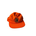Orange 5 Panel Hat with Graphic Patch and Number Detail