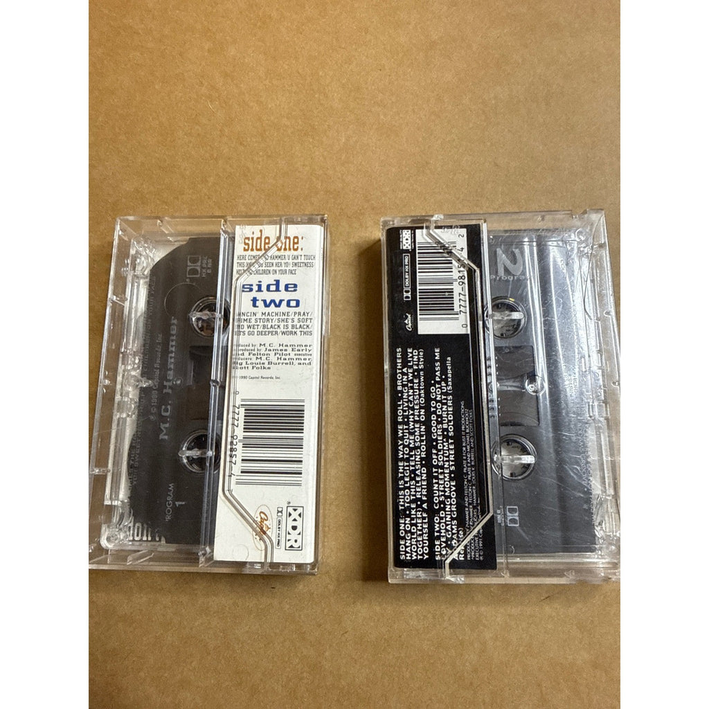 MC Hammer Cassette Lot Please Hammer Don't Hurt Em Too Legit to Quit 90s Hip Hop