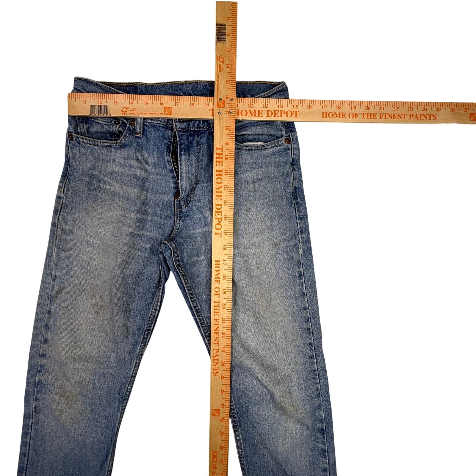 Levi Strauss 512 Slim Taper Jeans Mens W30 L32 Blue Denim