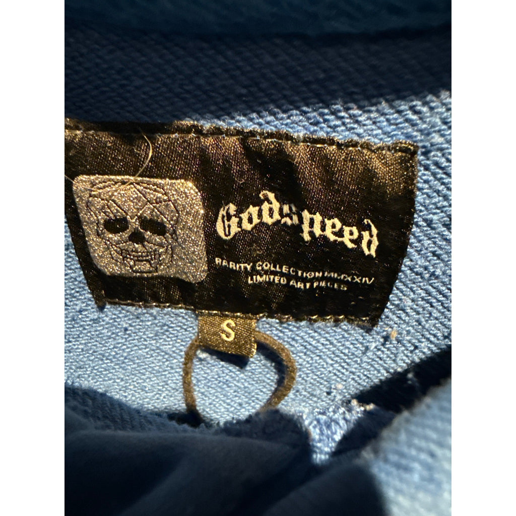 Godspeed Rarity Collection Limited Edition Skeleton USA Basketball Hoodie Blue S