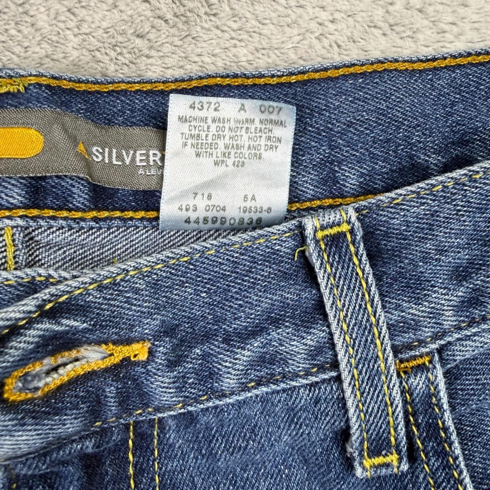 Y2k Levis SilverTab Baggy Blue Jeans Skater Street Y2K 2001 Men's 32x34