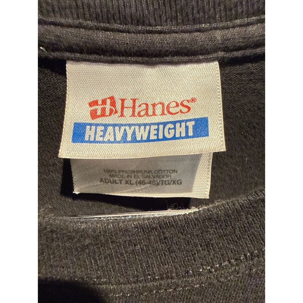 Vintage Slayer Band Tee Hanes Heavyweight Black Graphic T-Shirt 90s Thrash Metal