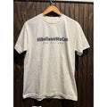 White USA Graphic T-Shirt #iBelieveWeCan Patriotic Short Sleeve Crew Neck Tee