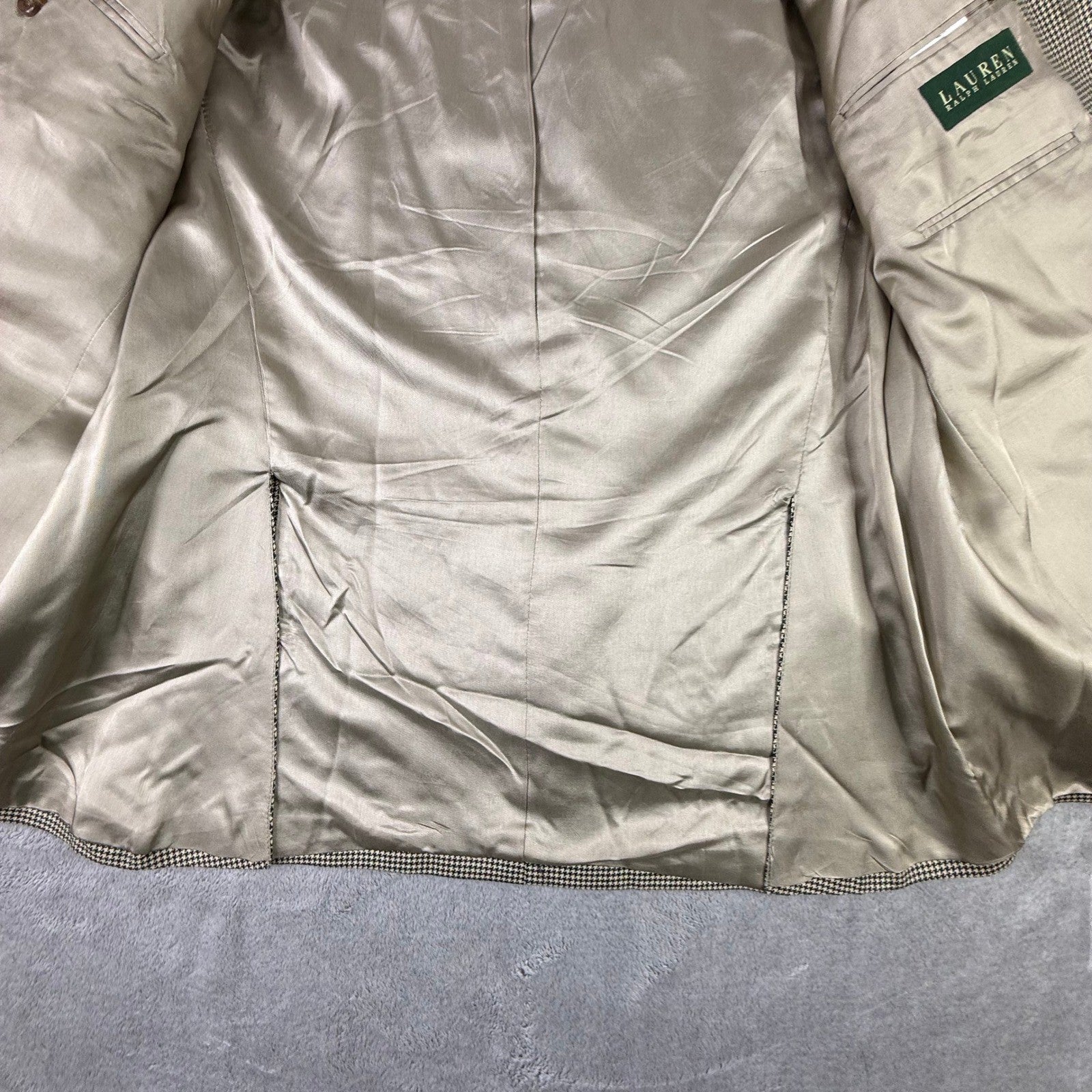 90s vintage Polo Ralph Lauren sport coat (Made in USA, 100% wool, herringbone)