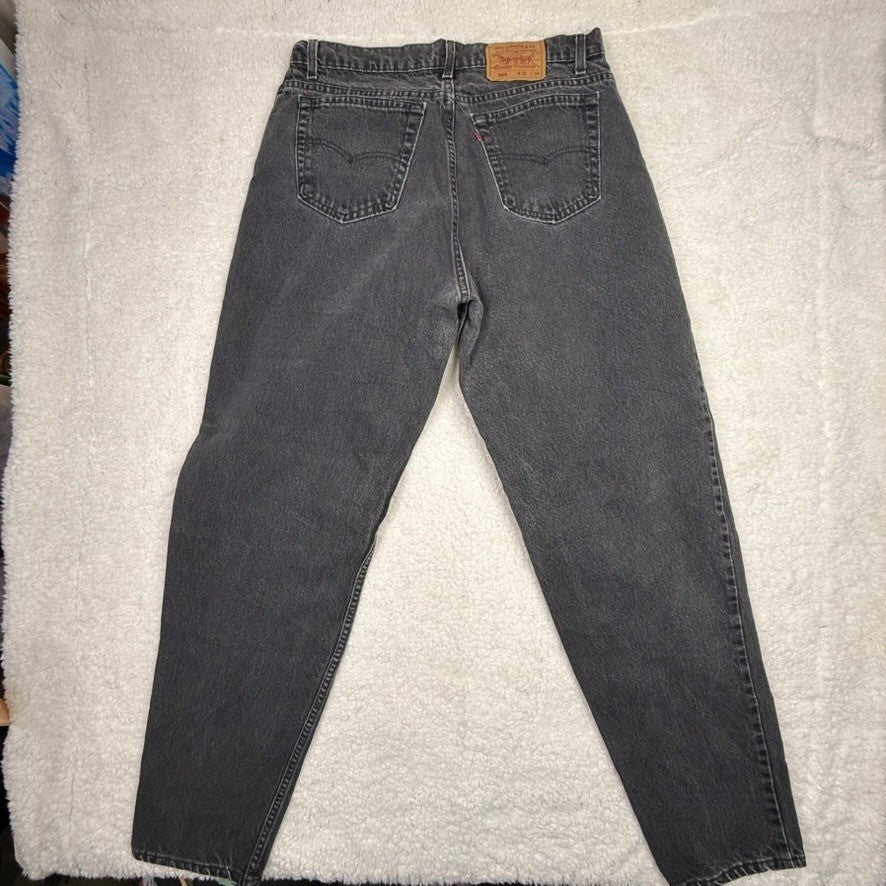 Levi's 550 Black Wash Relaxed Fit Jeans Men's 36x34 100% Cotton Made in USA