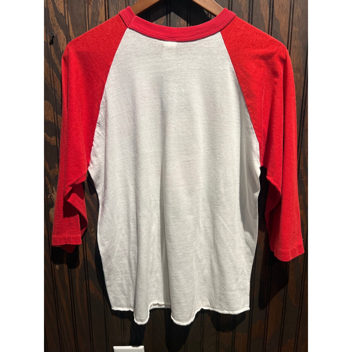 Vintage San Francisco 49ers Super Bowl XVI Champions Raglan Shirt Red W 21x25