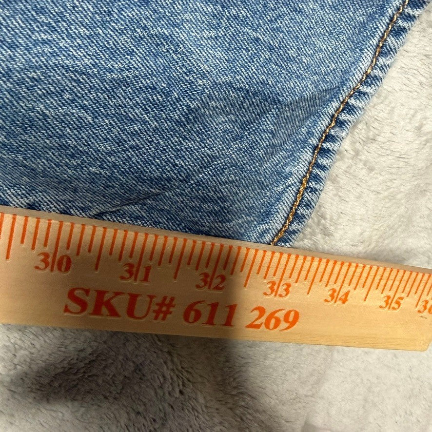 Levi's 501 Original Fit Light Wash Button Fly Jeans Mens W36 L34