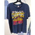 Atlanta Braves 2021 World Series Champions Navy Blue Gildan Graphic T-Shirt Mens