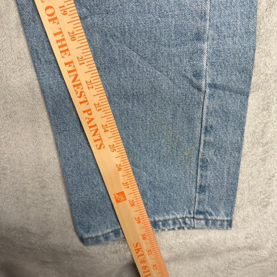 Light Wash Denim Jeans Men Size 36x30 Relaxed Fit Workwear Casual Pants