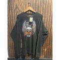 Harley Davidson 105th Anniversary Long Sleeve Shirt Black Winged Skull Mens XL