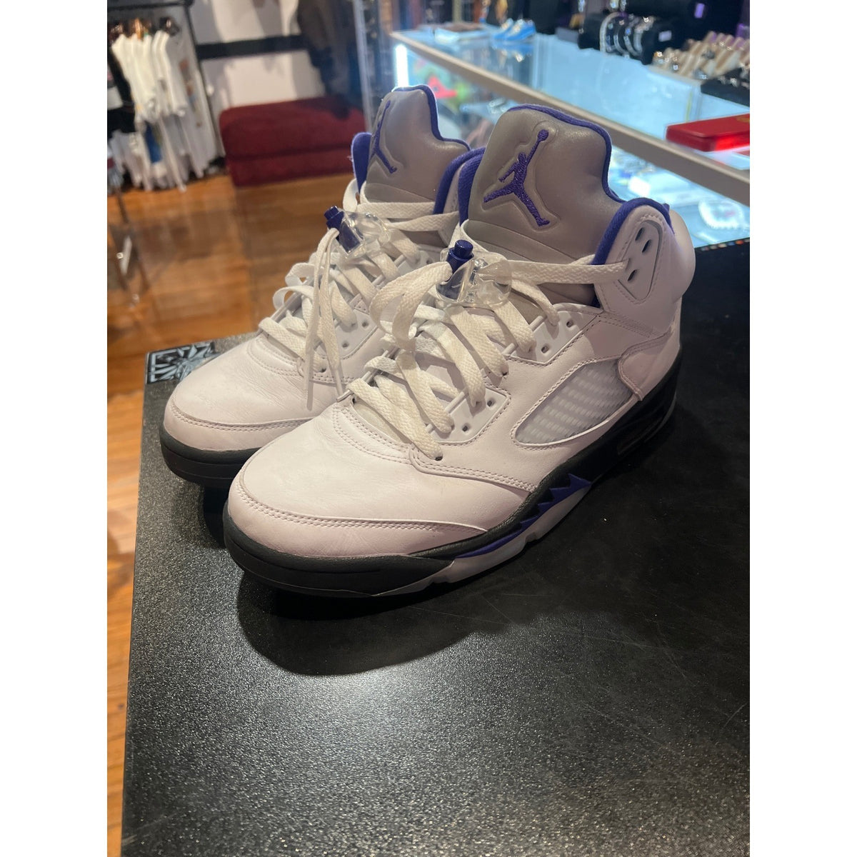 Jordan 5 Retro Concord White Black Dark Concord DD0587-141 Mens Sneakers