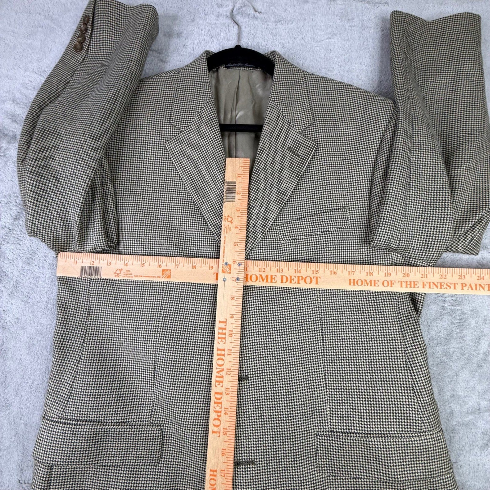 90s vintage Polo Ralph Lauren sport coat (Made in USA, 100% wool, herringbone)