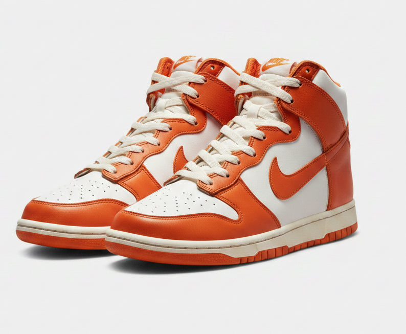 Nike Dunk High Syracuse Orange Blaze White DD1399-101 Mens High Top Sneakers