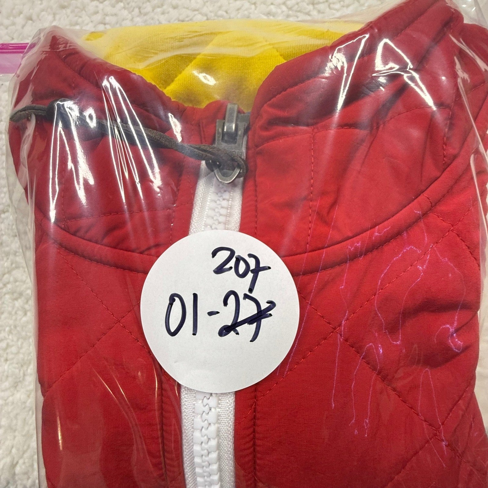 Polo Ralph Lauren Quilted Colorblock Quarter Zip Sweatshirt Rafting Club Mens M