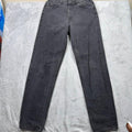 Levi's 550 Relaxed Fit Men's 38x30 (Actual 36x29) Black Vintage USA Orange tab