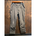 Noble Utility Workwear Canvas Pants Gray Paint Splatter Straight Leg NWT 34x29