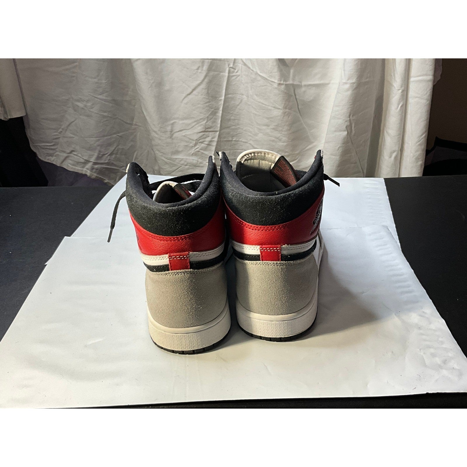 Air Jordan 1 High OG Stealth Grey White Black Red Men's Basketball Shoes