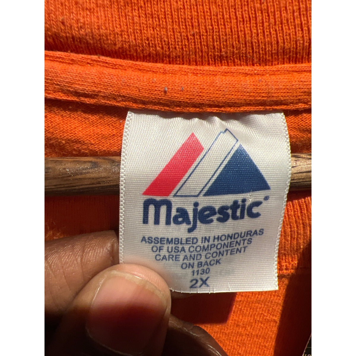 Majestic Baltimore Orioles Sammy Sosa 21 MLB T Shirt Orange Mens 2X XXL